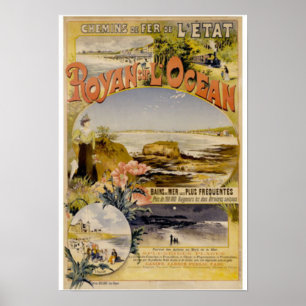 Royan sur L'Ocean Beachside Poster