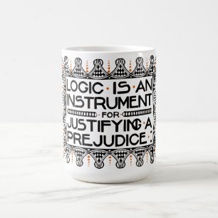 Roycroft Motto Mug, "Logic is an Instrument" Coffee Mug