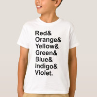 ROYGBIV Red Orange Yellow Green Blue Indigo Violet