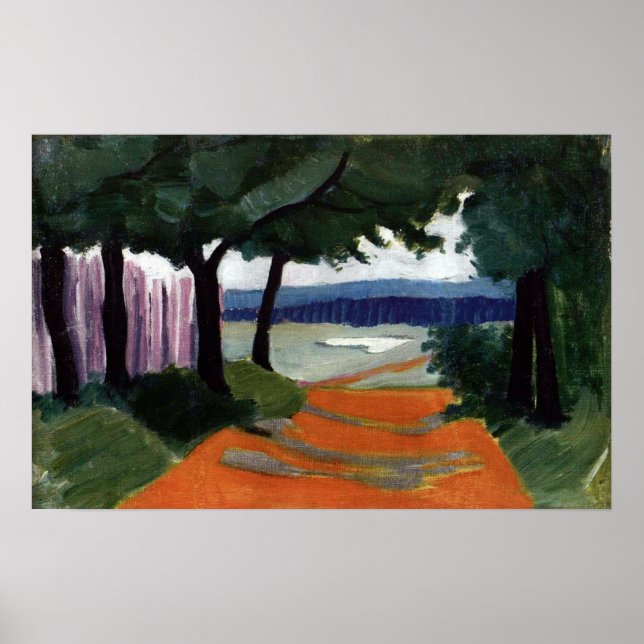 Rozanova - Landscape 1909 Poster (Front)