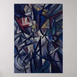 Rozanova - Landscape Futurist Composition 1913 Poster