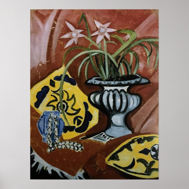 Rozanova - Still Life Vase 1912 Poster (Front)