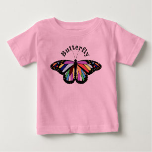 RP colourful butterfly Baby T-Shirt