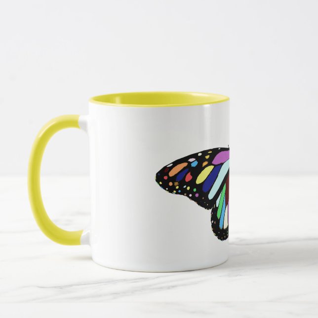 RP colourful butterfly Mug (Left)
