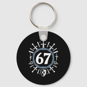 Rpg 67 Number 6 7 Meme Six Seven Students Video Ga Key Ring