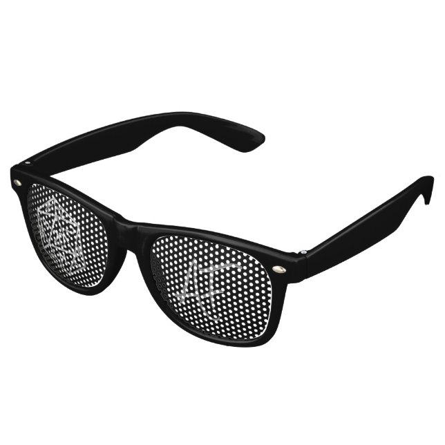 RPG Crit AF | Classic Fantasy Tabletop Gamer Dice Retro Sunglasses (Angled)