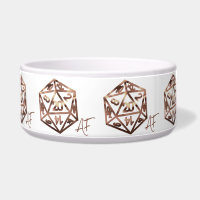 RPG Crit AF | Copper Fantasy Tabletop Gamer Dice