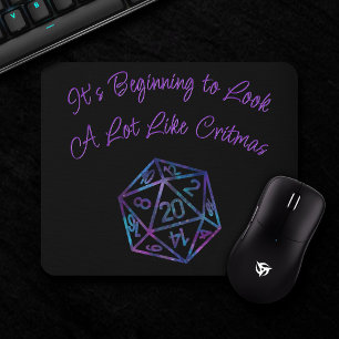RPG Critmas   Nebula Tabletop PnP Role Player Dice Mouse Mat