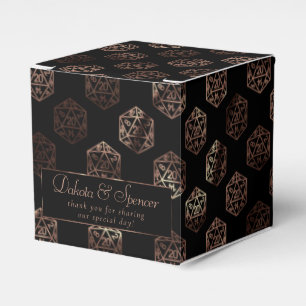 RPG Dice Copper Fantasy Tabletop Gamer Custom Favour Box