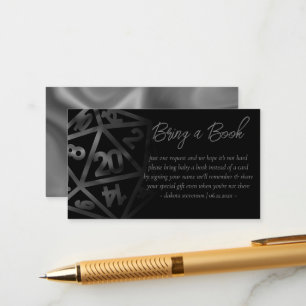 RPG Dice   Fantasy Tabletop Gamer Book Request Enclosure Card