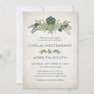 RPG Dice Gamer Wedding Invitation