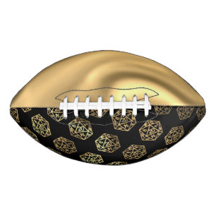 RPG Dice   Gold Old School Tabletop Role Player American Football