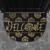 RPG Dice | Gold Retro Tabletop Roleplayer Welcome