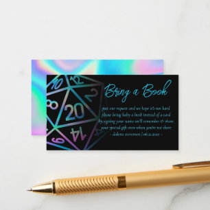 RPG Dice   Holo Fantasy PnP Tabletop Book Request Enclosure Card