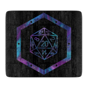 RPG Dice   Nebula Old School Tabletop Role Player Cutting Board