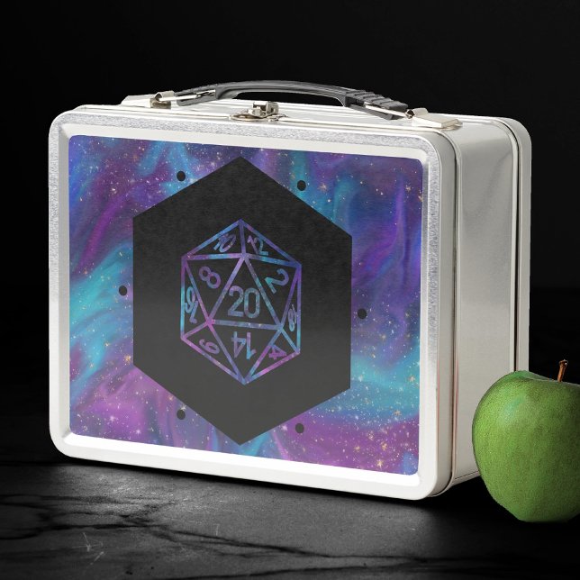 RPG Dice | Nebula Old School Tabletop Role Player Metal Lunch Box (Creator Uploaded)