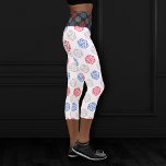 RPG Dice | Patriotic Fantasy Tabletop Retro Gamer Capri Leggings<br><div class="desc">It's always GAME ON so choose your weapon and roll initiative... A novelty GEEK CHIC gamer design perfect for any old school tabletop RPG pen/pencil and paper (PnP) fantasy role player featuring a 20-sided dnd polyhedral dice with a natural 20 roll for the roleplaying magical wizard slayer of dragons or...</div>