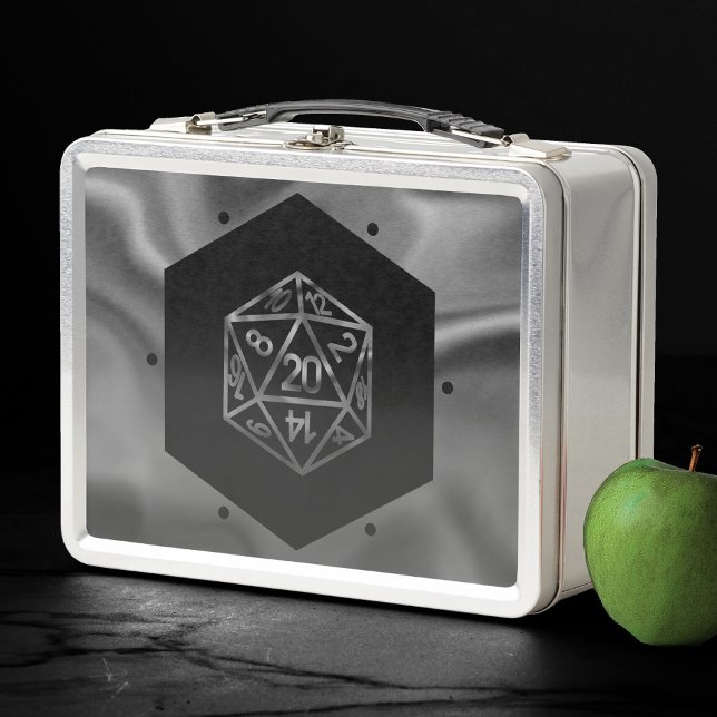 RPG Dice | Retro Old School Tabletop Role Player Metal Lunch Box (Creator Uploaded)