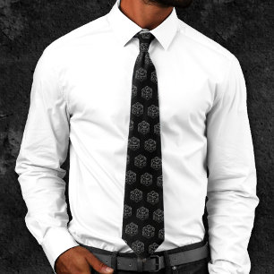 RPG Dice   Retro Old School Tabletop Roleplayer Tie