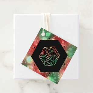 RPG Dice   XMAS Fantasy Tabletop Gamer Custom Favour Tags