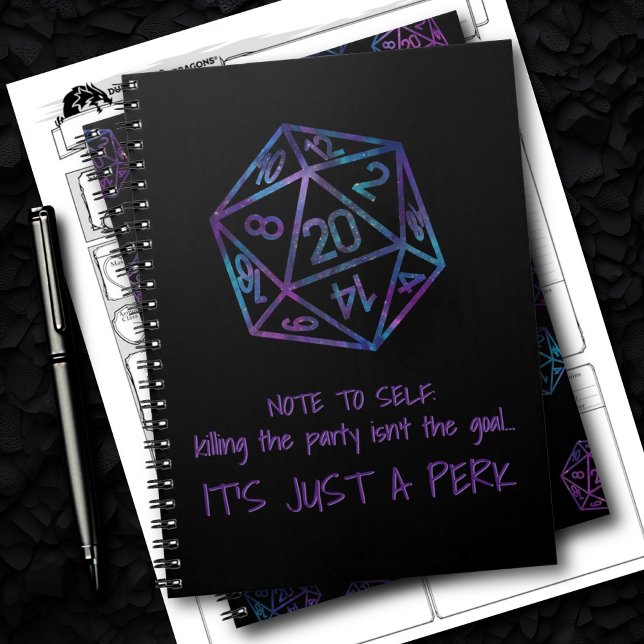 RPG DM Humour | Nebula Killing the Party is a Perk Notebook (Creator Uploaded)
