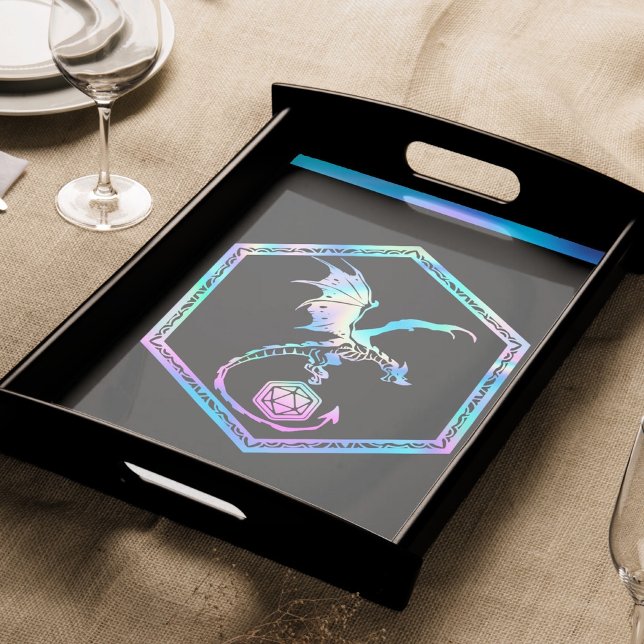 RPG Dragon | Holo Fantasy Tabletop PnP Gamer Dice Tissue Paper (Creator Uploaded)