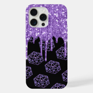 RPG Drip   Purple Fantasy Tabletop Roleplayer Dice iPhone 15 Pro Max Case