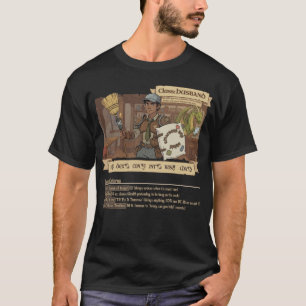 RPG Family - Class Husband NA with STATS T-Shirt