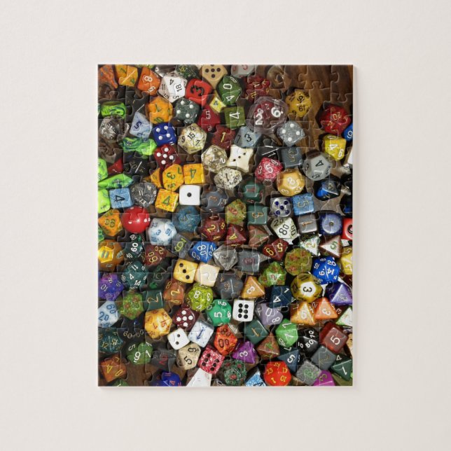 RPG game dice Jigsaw Puzzle (Vertical)