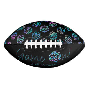 RPG Game On   Holo Retro Tabletop Role Player Dice American Football