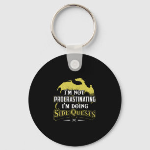 Rpg Gamer I'm Doing Side Quests - Casual Crew Neck Key Ring