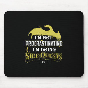 Rpg Gamer I'm Doing Side Quests - Casual Crew Neck Mouse Mat