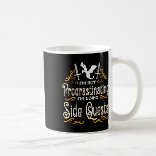 Rpg Gamer Not Procrastinating Side Quest Funny Men Coffee Mug