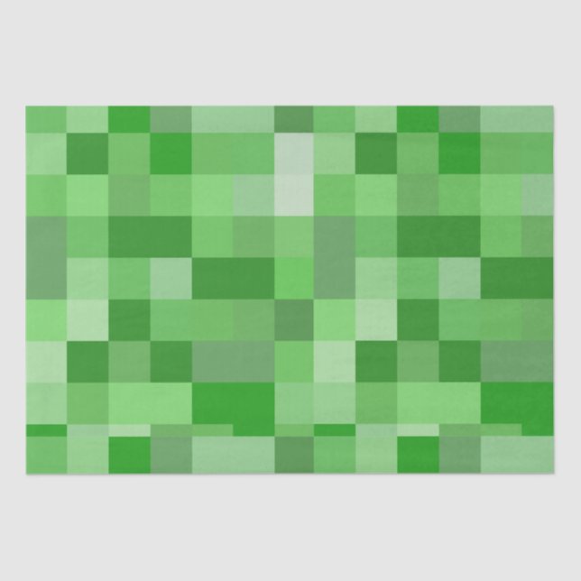 RPG Gamer Pixel Pattern   Tissue Paper (Front)