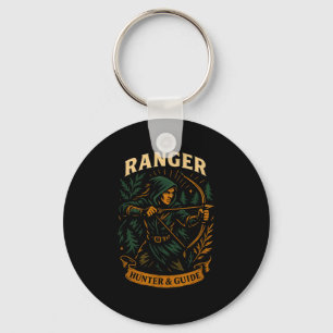 Rpg Gamer Ranger D20 Dice Nerdy Geek Men Women Kid Key Ring