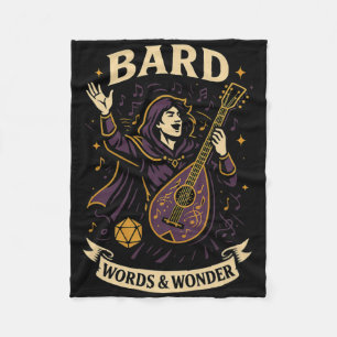 Rpg Gamer Rd D20 Dice Nerdy Geek Men Women Kids Fleece Blanket