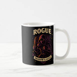 Rpg Gamer Rogue D20 Dice Nerdy Geek Men Women Kids Coffee Mug