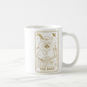 Rpg Gamer The Bard D20 Dice Nerdy Geek Cat Men Wom Coffee Mug