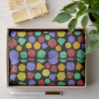 RPG Gaming Dice, Board, Fantasy Games Patterned