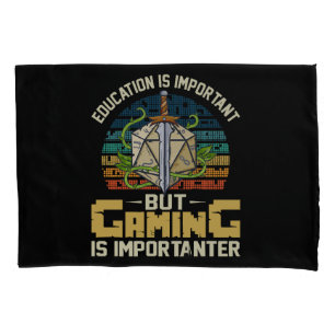 rpg gaming is importanter pillowcase