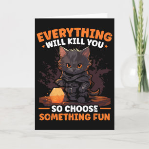 Rpg Gaming Role Playing D20 Tabletop Games Funny R Card
