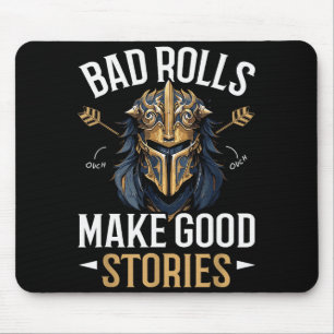 Rpg Gaming Role Playing D20 Tabletop Games Funny R Mouse Mat