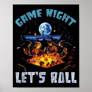 Rpg Gaming Role Playing D20 Tabletop Games Funny R Poster