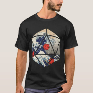 Rpg Japanese Great Wave Gamer Men Boys Kids T-Shirt