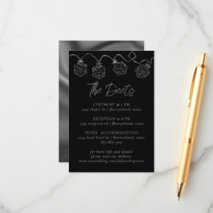 RPG Lights   Fantasy Tabletop Gamer Guest Details Enclosure Card