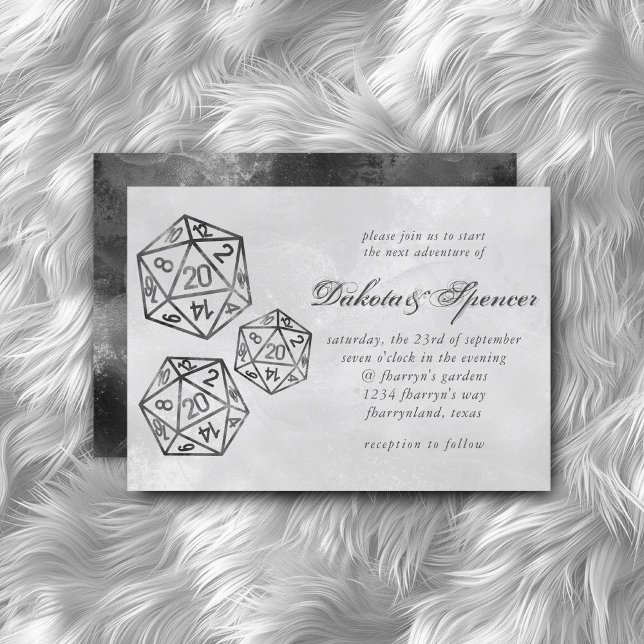 RPG Luxe | Retro Smoke Sheen Tabletop Roleplayer Invitation (Creator Uploaded)