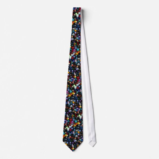 RPG Multi-sided Dice Tie (Front)