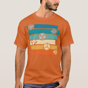 RPG Runes Role Playing Game Dice D20 Vintage T-Shirt