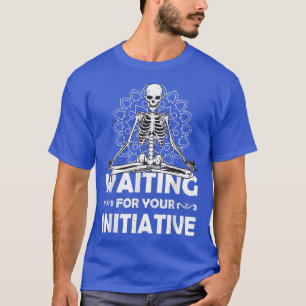 RPG Skeleton Meditation Mantra Mandala T-Shirt