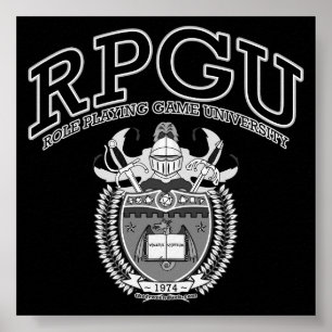 RPGU - B&W POSTER
